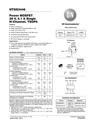 NTGS3446D TSOP-6