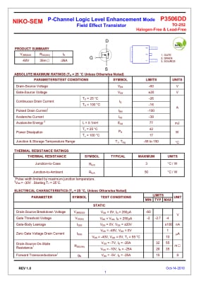 P3506DD TO-252D2PAK