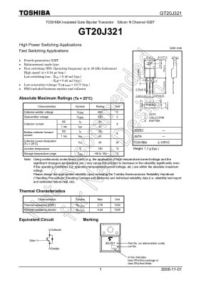 IGBT GT30J321 TO-247