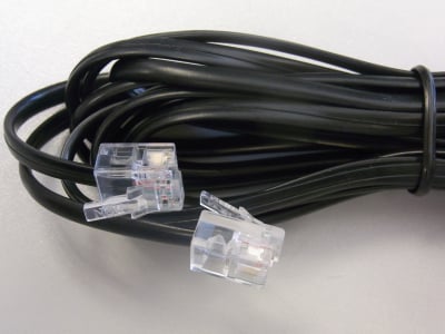 Cablu tel RJ11 6P4C-RJ11 6P4C, 2.0m