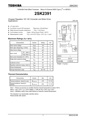 2SK2391 TO-220F