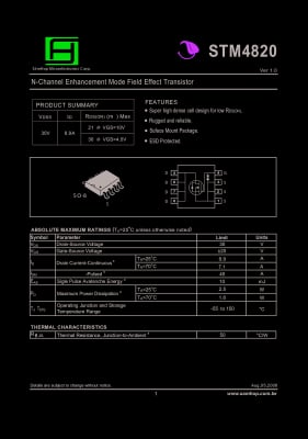 STM4820 SO-8