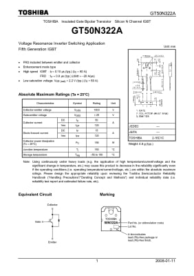 IGBT GT50N322 TO-3P