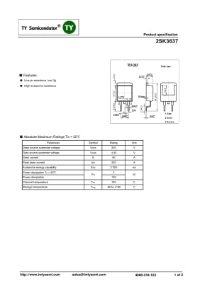 2SK3637 TO-263