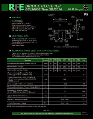 BRIDGE GBJ5010