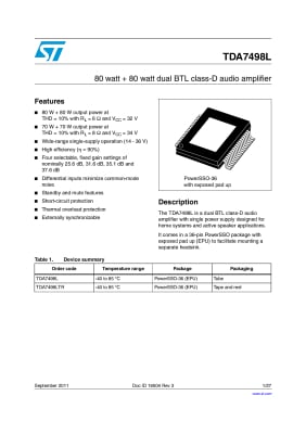 TDA7498L SMD