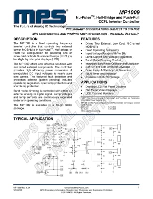 MP1009ES SOIC-16