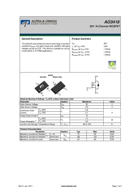 AO3418 SOT-23