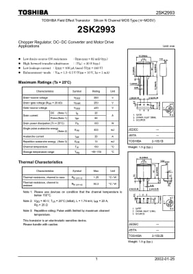 2SK2993 TO-220F