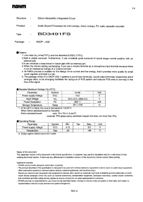 BD3491FS SSOP-32