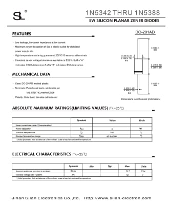 1N5388B 200V DO-201