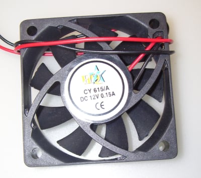 FAN 60x60x25mm 12V