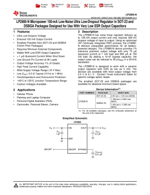 LP2985-N SOT-23 5pin