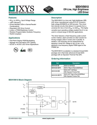 MXHV9910 SO-8