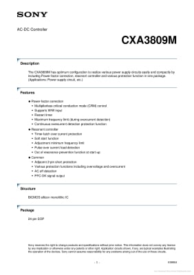 CXA3809AM SOP-24