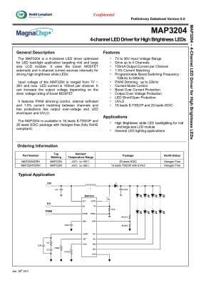 MAP3204teRH   tssop-16