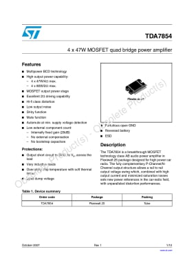 TDA7854  SQL-25