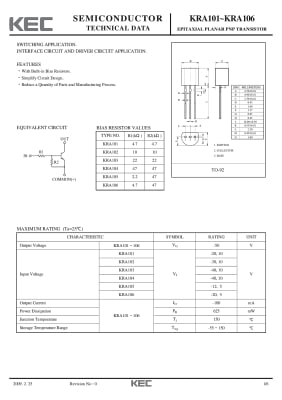 KRA101 TO-92