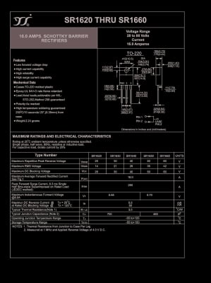 SR1640 TO-220 DUAL