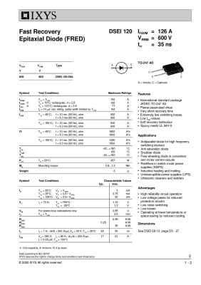 DSEI120-06A TO-247