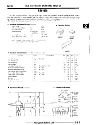 NJM4556 DIP-8