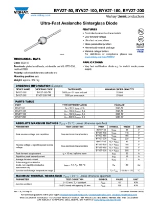 BYV27-200 SOD-57