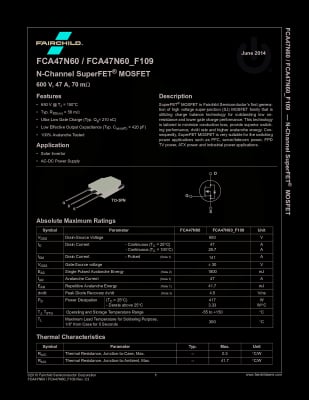 FCA47N60 TO-3P