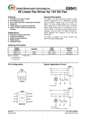 G9941F11U SOP-8