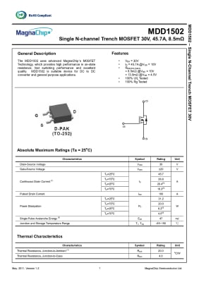 MDD1502 TO-252