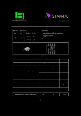 STM4470 SO-8