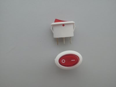 SWITCH kcd1 RL3-6T OVAL  ON/ON 3PIN