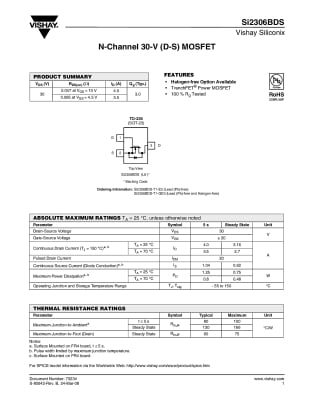 SI2306BDS SOT-23