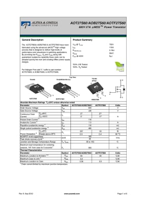 AOTF27S60 TO-220F