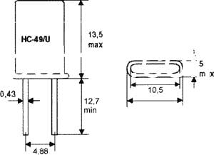 MHz 20.000 HC49U