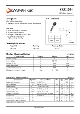 SRC1204 TO-92