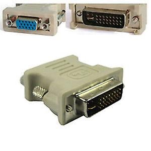 Adapter DVI-D /24+5/ male VGA DB15 HD female