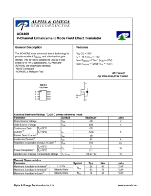 AO4409 SO-8