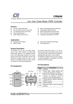 CR6848S SOT23-6