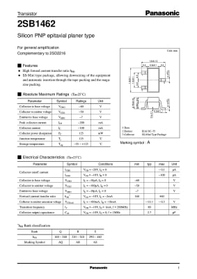 2SB1462 SOT-416