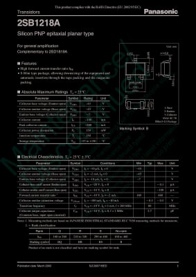2SB1218A SOT-23