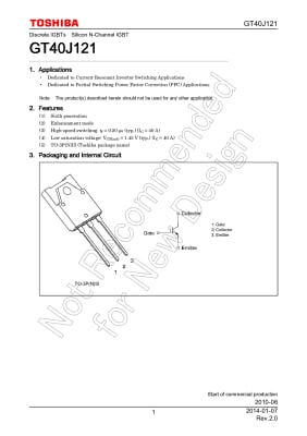 IGBT GT40J121 TO-264