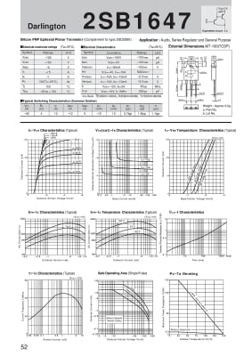 2SB1647 TO-3P Original