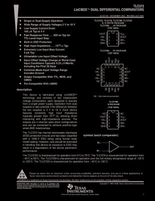 TLC372C DIP-8