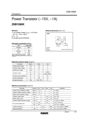 2SB1590KT SO-89