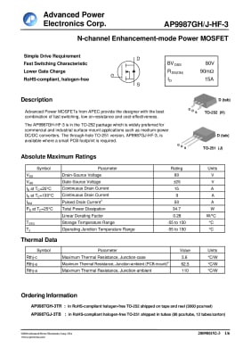 AP9987GJ TO-251