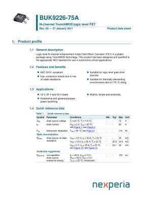 BUK9226-75A TO-252