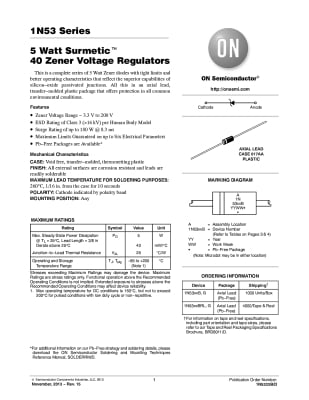 Z 5.6V 5W 1N5339 DO-201