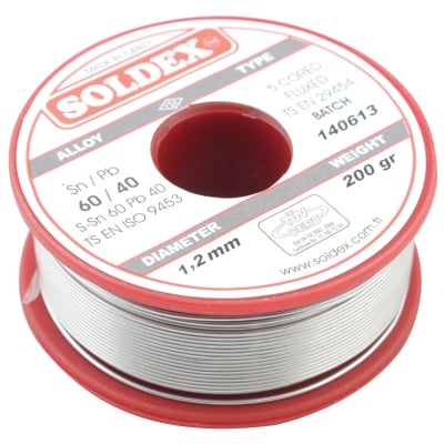 Soldering Wire 200gr 1.2mm 60/40 flus