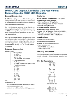 RT9013 SOT-23-5