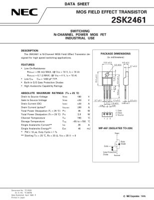 2SK2461 TO-220F